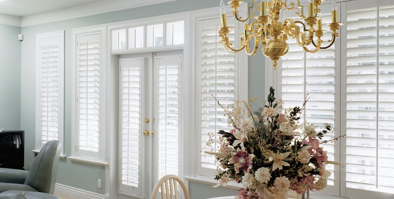 Denver sunroom polywood shutters